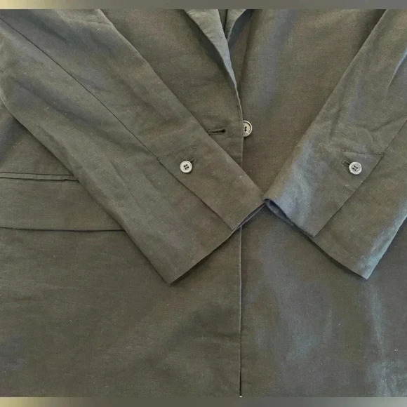 Treasure & Bond Linen Blend Blazer NWT, Black, Size Small - Picture 11 of 11